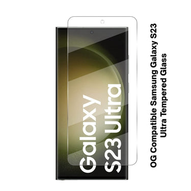Tempered Glass for Samsung Galaxy S23 Ultra | Full HD Screen Protector | Edge-to-Edge Coverage | Anti-Scratch, Easy Installation Kit
